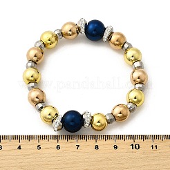 Нержавеющая сталь 304 и 201 с глиняными браслетами BJEW-D314-01