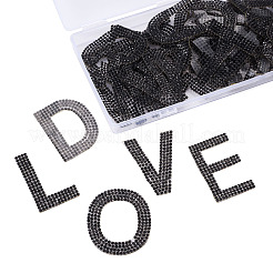 Блестящие термоклеящиеся стразы нашивки&nbsp;DIY-CD0001-10F