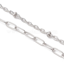 Изготовление браслета-цепочки из нержавеющей стали 304&nbsp;AJEW-JB01515-01