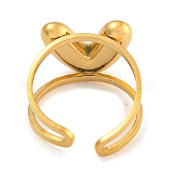 Anello in acciaio inossidabile 304&nbsp;LS-RJEW-L125-02G-22