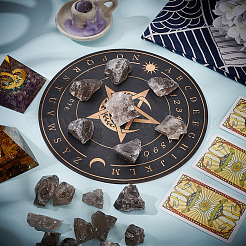 300 г необработанного натурального дымчатого кварца для украшения витрины&nbsp;G-BC0001-47