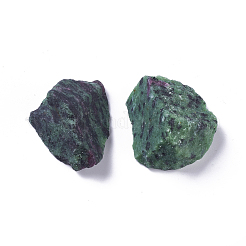 Rubino grezzo grezzo naturale in perle di zoisite&nbsp;G-WH0003-03