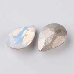 Facettierte Tropfen k9 Glas Strass Cabochons&nbsp;RGLA-I001-10x7mm-031