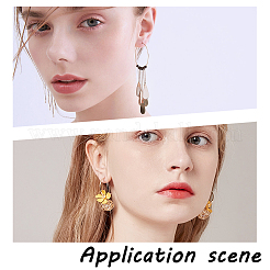 Латунные кольца для винных бокалов KK-PH0001-43G-NF