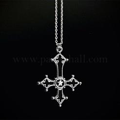 Ожерелья с подвеской в виде перевернутого креста из готического сплава и эмали&nbsp;FS-WGD90D9-01