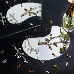 8 комплект подвесок из сплава в тибетском стиле двух цветов TIBE-PH0002-07-NR