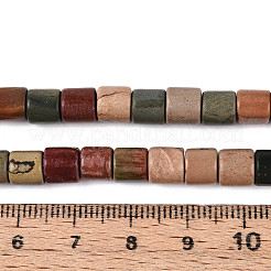 Натуральная полихромная яшма/камень Пикассо/нити бус из яшмы Пикассо G-T141-87A