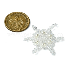 3 pièce de perles de rocaille de Noël bicolores&nbsp;PALLOY-MZ00300