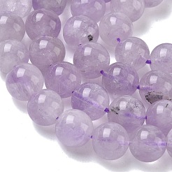 Нити бусин из натурального лавандового аметиста&nbsp;G-F306-11-10mm-01