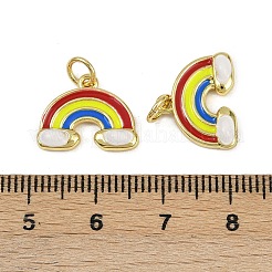 Латунь эмаль подвески&nbsp;KK-I358-010G