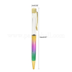 Bolígrafos creativos de tubo vacío&nbsp;AJEW-L076-A01