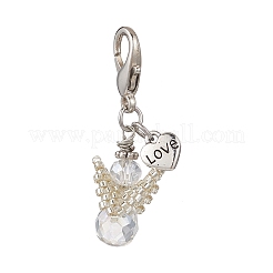 Стекло подвесные украшения&nbsp;HJEW-MZ00375