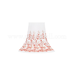 Polyester-Stickerei-Schmetterlings-Blumenstoff&nbsp;SENE-WH0003-52