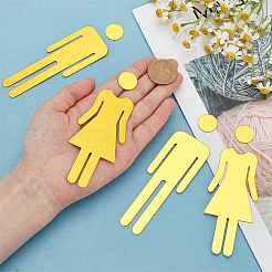 Акриловые наклейки для унитаза DIY-WH0569-66A-03