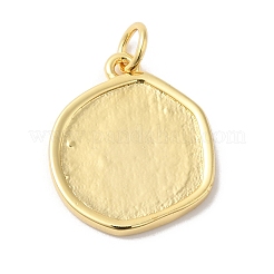 Pendentifs en laiton émaillé de placage de crémaillère&nbsp;LS-KK-R144-01G-03