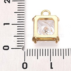 Латунные микро проложить кубического циркония подвески&nbsp;KK-N261-24A-G