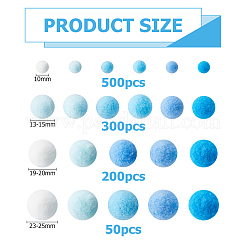 4 стиль полиэстеровый помпоновый шар&nbsp;DIY-HS0002-14