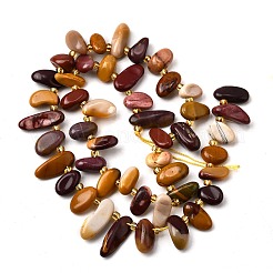 Природные mookaite бисер нитей G-Z091-A03