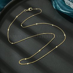 2 мм латунные цепочки с покрытием панциря для женщин и мужчин MAK-L044-24G