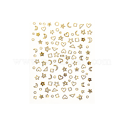 3d металлическая звезда луна сердце наклейки для ногтей наклейки MRMJ-R088-28-M