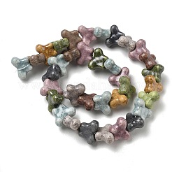 Perles de porcelaine vintage faites à la main&nbsp;PR-CBA4F13-K