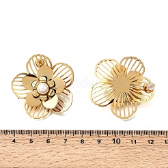Boucles d'oreilles à tige en acier inoxydable 304&nbsp;EJEW-D362-06G