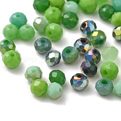 Perline di vetro palccato&nbsp;GLAA-D020-01A