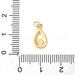 Латунные микропроволочные кубические циркониевые подвески из эмали KK-D357-01A-G