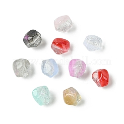 72 шт. 9 цвета прозрачные бусины из смолы&nbsp;RESI-CJ0004-61