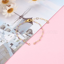 Цепочки из натурального камня ручной работы из бисера изготовление браслетов&nbsp;AJEW-JB00907