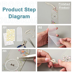 Kit de fabrication de marque-page bricolage&nbsp;DIY-BG0001-61