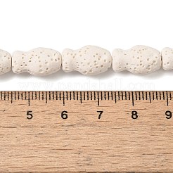 Бусы из натуральной лавы&nbsp;G-U007-01M