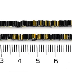Стеклянные бусины с гальваническим покрытием &nbsp;GLAA-B023-01A-09