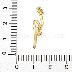 Латунные микро проложить кубического циркония подвески&nbsp;KK-P308-42G