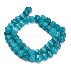 Gefärbt natürlichen weißen Jade Perlen Stränge&nbsp;GG-CBA9106-01S
