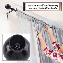 2 шт. железные круглые наконечники для карниза&nbsp;FIND-GF0002-96A