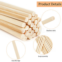 Круглые бамбуковые палочки WOOD-WH0030-83H