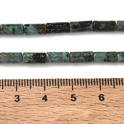 Natürliche afrikanische türkis (jasper) perlen stränge&nbsp;G-B091-A25-01
