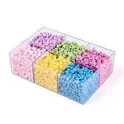 650-700 г 6 цвета непрозрачные акриловые бусины OACR-T029-82M