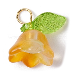 50шт 5 цвета стеклянные подвески PALLOY-JF02301-01-S