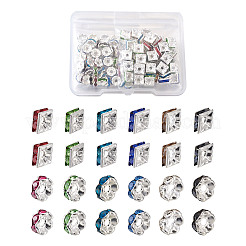 Perline distanziatori strass in ottone&nbsp;RB-TA0001-08S