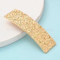 Заколки для волос из сплава с текстурой прямоугольника AJEW-M043-02G