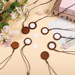 Наборы для изготовления подвесных украшений из дерева своими руками&nbsp;HJEW-CA00076