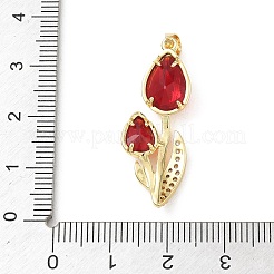 Ottone micro spianare pendenti zirconi&nbsp;KK-A303-14G