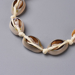 Collane girocollo conchiglia di ciprea&nbsp;X-NJEW-JN02388-01