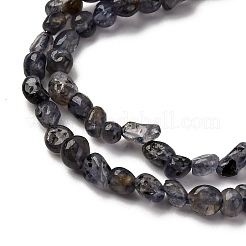 Нити из натурального иолита / кордиерита / дихроита G-I389-A34-01A