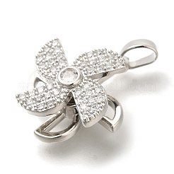 Латунные микро проложить кубического циркония подвески KK-B122-03C-P