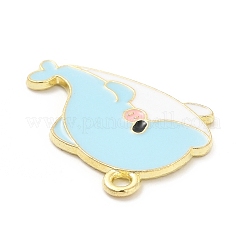 Эмалевые подвески из сплава с морскими животными&nbsp;ENAM-D041-07E