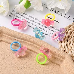 Акриловые кольца для манжет RJEW-JR00272-M