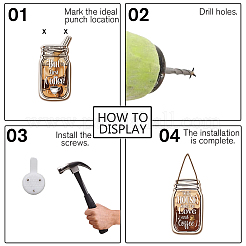 Подвеска из дерева&nbsp;WOOD-WH0140-001